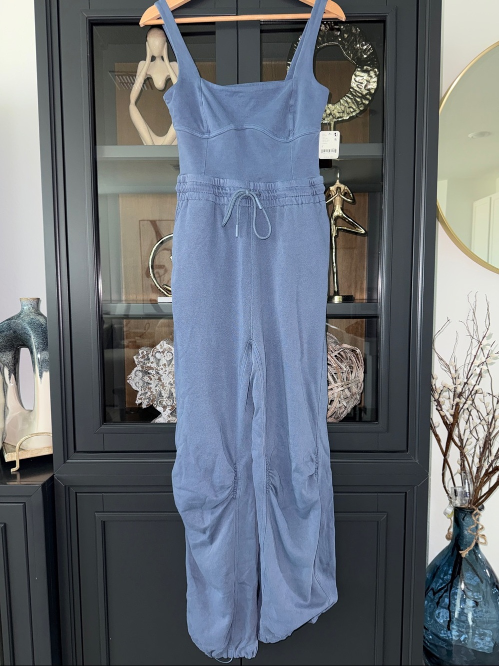 FP Movement by Free People Dusty Blue Wide-Leg Jumpsuit